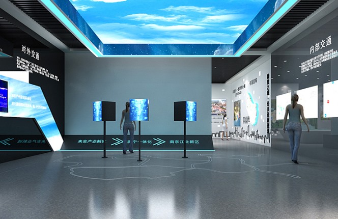 具有科技感的展厅怎样设计搭建
